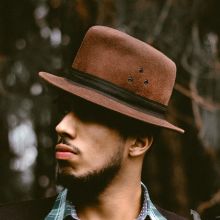 NY Threads Cocoa Fedora