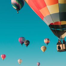 24" x 36" Hot Air Balloons